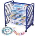 thumbnail image 1 of Art Drying Rack for Classroom, Functional & Mobile Paint Drying Rack with Removable Shelves, Mobile Art Storage Organizer for Classroom, Studio, Craft Room, Desktop, 1 of 9