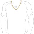 thumbnail image 3 of Bling Jewelry Mens Men's 8MM Gold Tone Stainless Steel Miami Cuban Chain Necklace 20-30 Inch, 3 of 4