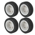 thumbnail image 2 of Khall RC Front Rear Tires, Tires Set 4Pcs Practical With Sponge Lining For Auto Repair For WLtoys, 2 of 8