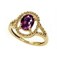 thumbnail image 2 of Tommaso Design� Oval 8x6mm Genuine Rhodolite Ring, 2 of 9