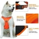 thumbnail image 4 of Arnés para perros antitirones, arnés para perros grande y mediano, chaleco reflectante ajustable para perros con asa transpirable, arnés deportivo para el pecho sin tirones, naranja M, 4 of 5