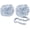 Blue White, variant on 35yds Faux Fur Yarn, 2 Skeins Fuzzy Yarn Crochet Fluffy Yarn Soft Chunky Polyester Plush Fur Eyelash for Crocheting Knit Blanket Rug Sweater Scarf Hat Bear Craft