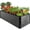 Dark Gray, variant on Best Choice Products 8x4x2ft Outdoor Metal Raised Garden Bed, Planter Box for Vegetables, Flowers, Herbs - Gray