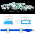 thumbnail image 4 of 10 Pieces Cable Clips Good Durability Wiring Harness Plastic Strong Viscosity No Punching Required Thread Buckle for Home Office Black, 4 of 9