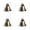 Green 4PCS, variant on WUSUOWEI 6PCS Vintage Copper Bells,Metal Craft Bells,Copper Loud Bronze Bell,Small Brass Bell,Wind Chime Supplies,Jingle Bells for Craft Doorbell,Making Wind Chimes,Christmas,Cattle,Horse Accessories