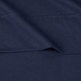 thumbnail image 3 of Drap de Lit en Jersey de Coton ZMLEVE - Simple, Bleu Marine, 3 of 5