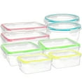 thumbnail image 4 of Ensemble de 16 Pcs de Rangement Alimentaire à Clipser - Micro-Ondes et Lave-Vaisselle Sûrs Boîte de Cuisine, 4 of 4