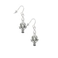 thumbnail image 3 of Delight Jewelry Silvertone Antiqued Lobster Silver tone Infinity French Earrings, 3 of 4