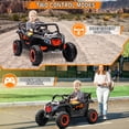 thumbnail image 3 of YunTopKids 12V Ride on Toys, 2 Seater Electric Cars for Kids , Ride on Cars with Remote Control Bluetooth, Music Player for 3-6 Boy Girl Gift,Black, 3 of 10