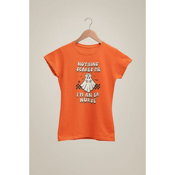 ER Nurse Halloween Shirt Certified Registered Nurse Aid Nursing Night Shift Retro Boo Funny Critical Care Gift for RN CCU Emergency Room