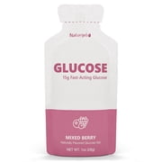 Glucose Liquid Gel, 30 Packets, Berry - 15g Fast-Acting Glucose to Raise Low Blood Sugar