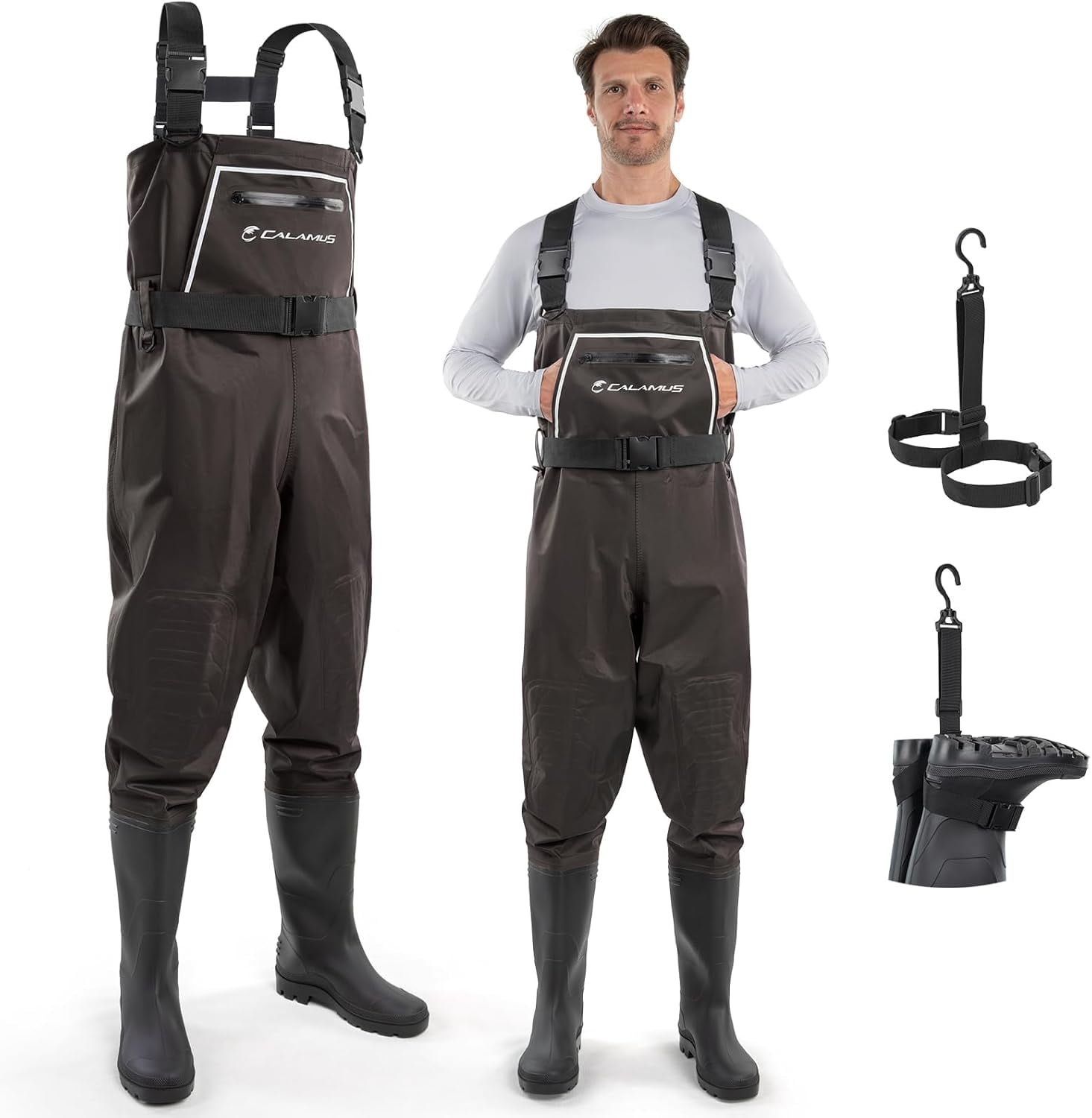 Allen Company, Fishing Chest Wader, Size Medium, Brown - Walmart.com