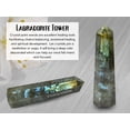 thumbnail image 4 of Labradorite Crystal Tower Obelisk Point (3" to 4" INCH), 4 of 5