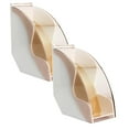 thumbnail image 1 of Oleegame 2PC Spoon And Lid Rest Coffee Filter Box Coffee Filter Paper Dispenser To Storage 100pcs Coffee Filter Paper Container Stand White, 1 of 7