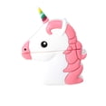 thumbnail image 1 of 1pc Earphone Protective Cover Case Shell Cartoon Unicorn Design with Climbing Hook Compatible for Airpods1/2 (Pink + White), 1 of 8