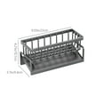 thumbnail image 3 of Hauiodp Stainless Steel Kitchen Sink Caddy, Self-Draining Sponge Holder with Drip Tray, Dish Brush & Soap Dispenser Storage, Home Decor Storage and Organization for Countertop & Bathroom, 3 of 6
