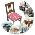 thumbnail image 7 of Gukieu Yoga Unicorn Print Square Cushion Cover, Elastic Strap Chair Protector, Suitable for Family Restaurant, Hotel Banquet Decorations-Six Piece, 7 of 7