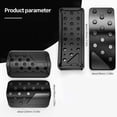thumbnail image 2 of For 2011-2021 No Drilling Aluminum Brake and Accelerator Pedal Covers (Black), 2 of 9