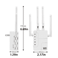 thumbnail image 2 of GJX 2026 New Wifi Repeater Powerful Internet Extender Wifi Booster Advanced Wifi Booster Extender for Seamless Connectivity for Home Networking Extended Coverage Streaming Office Use, 2 of 7