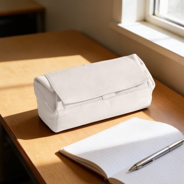Fundín de lápices de gran capacidad para niñas y adolescentes, bolsa de lona con cremallera y organizador multicompartimento para el colegio, material de oficina y material de papelería