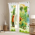 thumbnail image 3 of Feelyou Gnome Black Out Curtains, Lucky Spring Shamrock Curtains Pack of 2 (42x63 Each), 3 of 6