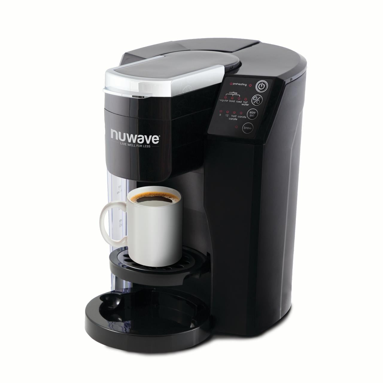 NuWave 45001 Bru Hub 3in1 Single Serve Coffee Maker