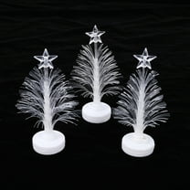 TAILTOSS Christmas Tree Night Light White Colorful Lights 8Pcs 12X0.39in