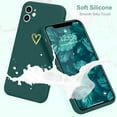 thumbnail image 6 of for iPhone 12 Case Cute Slim Shockproof Phone Case with Wireless Charging Support and Protection, Green, 6 of 14