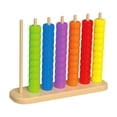 thumbnail image 1 of Juguete apilador de colores a juego para clasificar y contar, desarrollo de inteligencia, juguete de aprendizaje preescolar para niños de 1, 2 y 3, 1 of 9