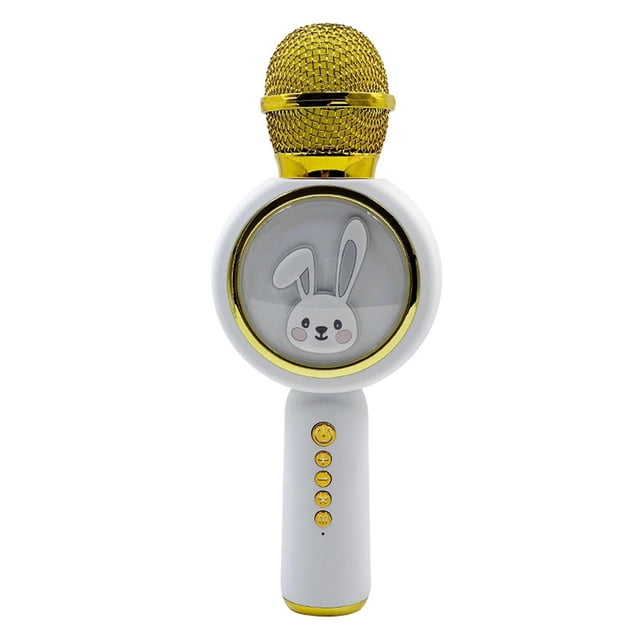 Kids Microphone Sound Changing TF Card Bluetooth Compatible USB Rechargeable