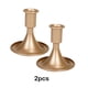 thumbnail image 3 of Advancent 2 pack/lote de café única y fragante adición al hogar alrededor del tamaño candelabro de Adviento elegante Decoración del hogar Oro 8.2*8.5 cm, 3 of 6