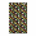 thumbnail image 1 of Colorful Hanging Pocket Organizer, Beetles Inside Square Boxes of Polka Dots Stripes Funky Insects Design Print, Printed Polyester Storage Bag with Pockets, 21" x 31", Multicolor, 1 of 2