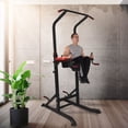 thumbnail image 2 of CLFHome Bosonshop Power Tower Multi-Functional Pull Up Bar Dip Station Push Up Workout Exercise Equipment Height Adjustable Heavy Duty Strength Training Stand, 2 of 6