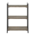 thumbnail image 5 of LumiSource Indy 34"H 3-Shelf Bookcase, Black/Brown, 5 of 6