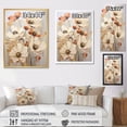 thumbnail image 4 of Designart "Melodic Beige Meadow Of Poppies" Poppies Floater Framed Wall Art Prints, 4 of 5