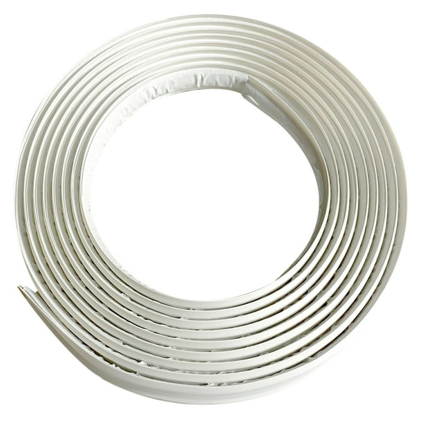 InstaTrim 1/2" Flexible Trim, Moulding & Caulk Strips, White, 10 ft, 1