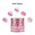 thumbnail image 4 of GOOHOCHY 5 rollos de cinta navideña de 25 m de largo, ideal para envolver regalos y manualidades (rosa)., 4 of 8