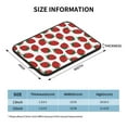 thumbnail image 3 of Bingfone Hand Drawn Strawberry Laptop Sleeve Case 13 inch , 360° Protective Computer Carrying Bag, 3 of 8