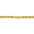 thumbnail image 3 of Primal Gold 14 Karat Yellow Gold 4.25mm Semi-solid Rope Chain, 3 of 5