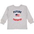 thumbnail image 3 of Inktastic Future Firefighter Boys or Girls Long Sleeve Toddler T-Shirt, 3 of 5