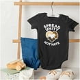 thumbnail image 6 of Spread Unity Not Hate Social Justice Romper Boys or Girls Infant Baby Brisco Brands 24M, 6 of 7