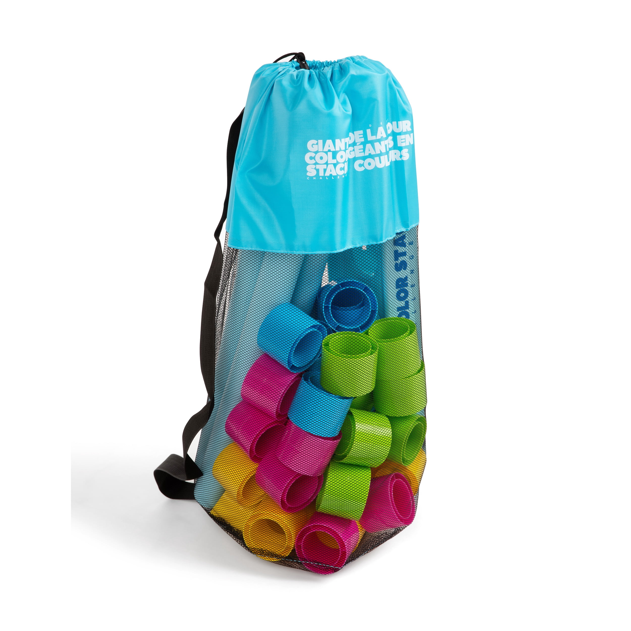 Giant Color Stack Challenge by Relatable,  Strategy Stacking Jumbo Outdoor Game for Kids and Adults