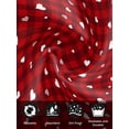thumbnail image 7 of Valentine's Day Cloth Napkins Set of 8 Reusable Dinner Napkins, Love Romantic Red Plaid Vintage Cocktail Napkin Washable Table Napkins for Wedding/Holiday Party/Baby Shower 20"x20", 7 of 7