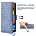thumbnail image 4 of Compatible avec Google Pixel 5 Étui Portefeuille en Cuir à Rabat Porte-Cartes Support Accessoires pour Cellulaire Porte-Monnaie Fente pour Pièce d'Identité de Crédit Étuis de Téléphone pour Pixel1 Femmes Hommes Bleu, 4 of 5