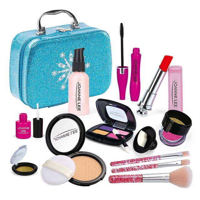 Kit de maquillaje para niños, 13 Uds., juguete de maquillaje para niñas, disfraz de belleza