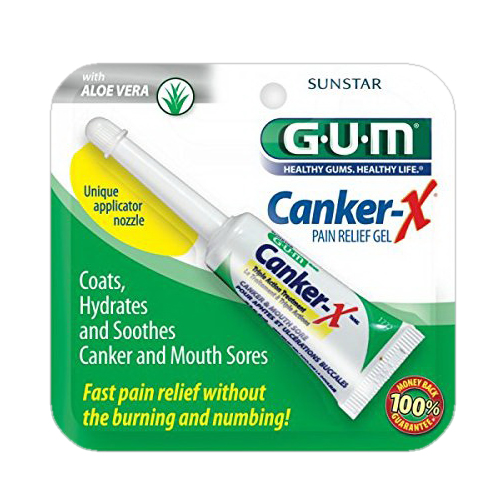 Gum CankerX Pain Relief Gel, Aloe Vera 8 Ml
