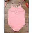 thumbnail image 3 of MSemis Criss Cross Back Sleeveless Ballet Dance Leotards (Girls), 3 of 5