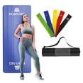 thumbnail image 1 of Tapete Yoga ecomlab Fitness Gym Ejercicio Portátil 187x62x1cm Azul, 1 of 10