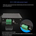 thumbnail image 3 of 3X 5 Ports 100M Industrial Network Switch RJ45 Hub Internet Splitter Switch Plug and Play DIN Rail Type Enhance Switch,3 x Industrial network switch,Black, 3 of 8