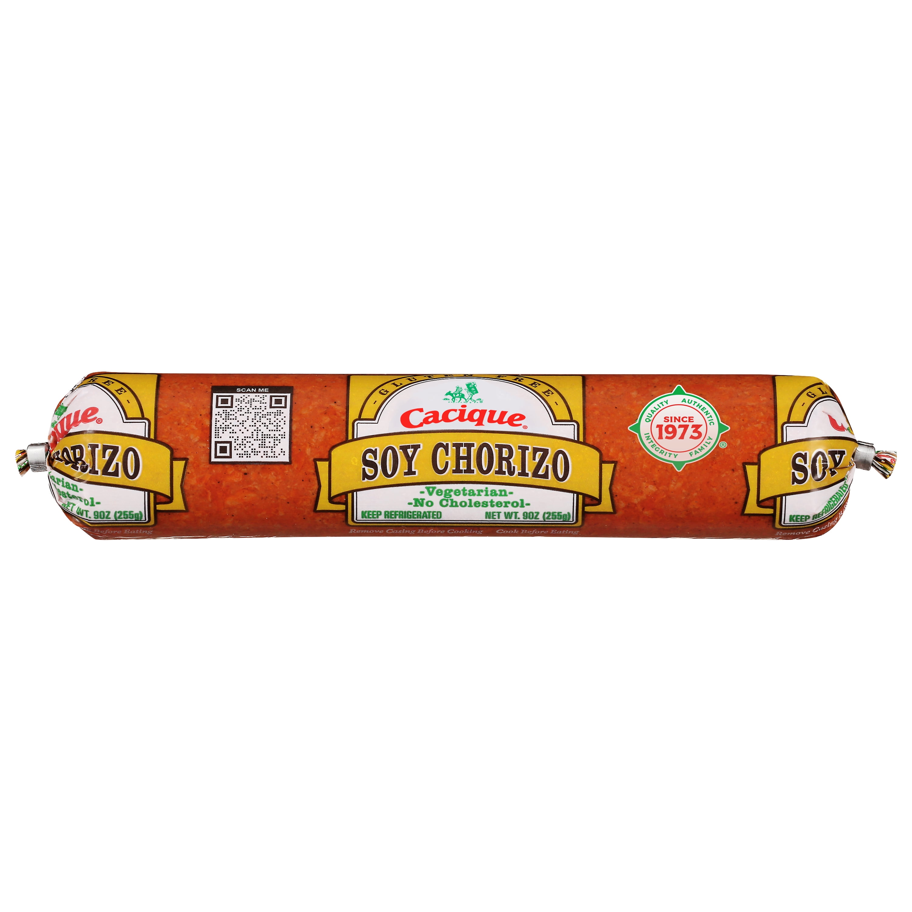Cacique Vegetarian Soy Chorizo, 9 oz (Refrigerated)